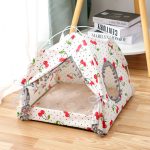 Foldable Portable Summer Cooling Solid Colour Pet Tent - Image 6