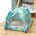 Foldable Portable Summer Cooling Solid Colour Pet Tent - Image 5