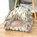 Foldable Portable Summer Cooling Solid Colour Pet Tent - Image 7