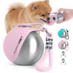 Creative Portable Outdoor Pet Stainless Steel Water Cup | Travel Pet Water Dispenser