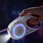 Dog Retractable Leash | Soft Handle with LED Lights