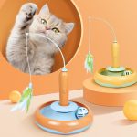 Self Playable Cat Interactive Toy | 2 in 1 Cat Toy for Fun Self Play
