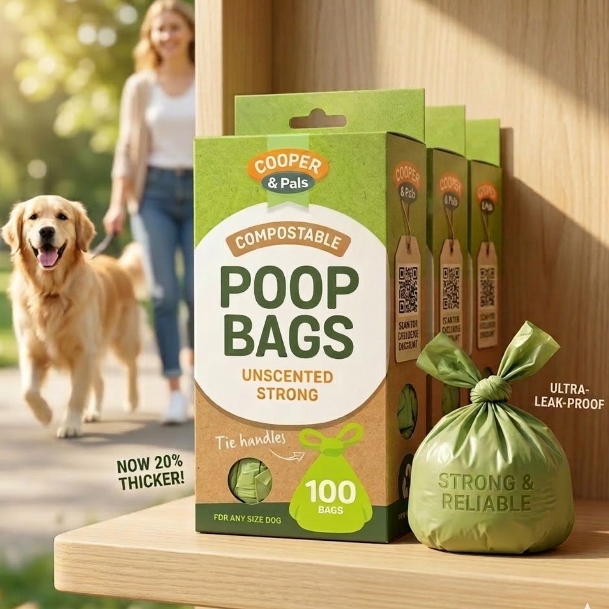 Dog Walking Waste Bags | Ideal Tough Dog Walking Bags